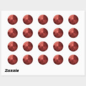 Aangepaste Rood Folie Afstudeercertificaat Zegel (Vel)