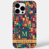 Aangepaste Rood Geel Groen Vormen Geometrisch Case-Mate iPhone Case (Achterkant)