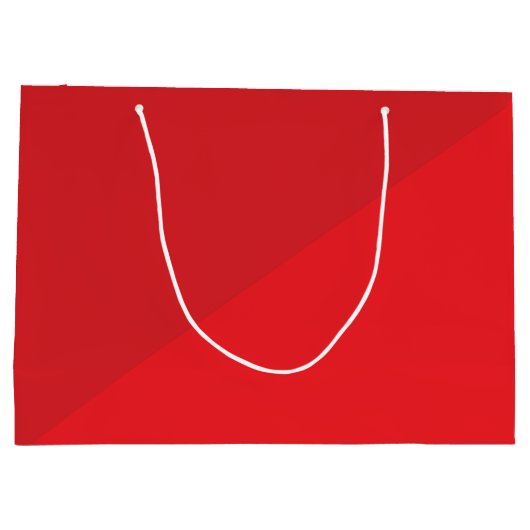 Aangepaste rood & goud Vrolijk Kerstfeest Groot Cadeauzakje (Achterkant)