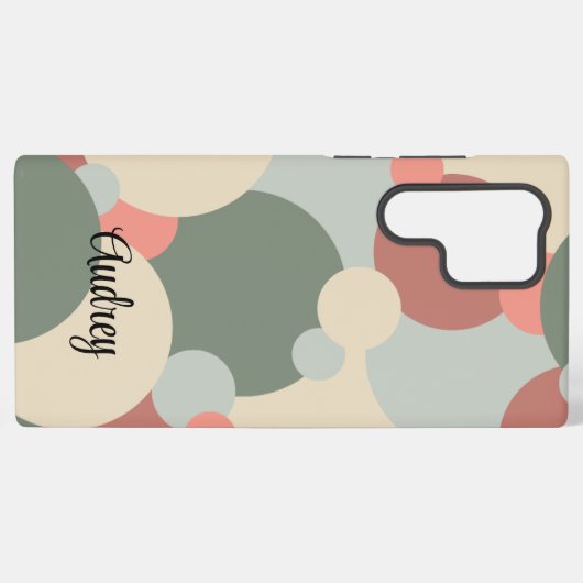 Aangepaste rood-groene molecule Samsung Phone Case Samsung Galaxy Hoesje (Achterkant horizontaal)