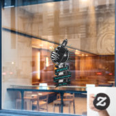 Aangepaste rook- en vapewinkel Klein bedrijf Raamsticker (Cafe Raam)