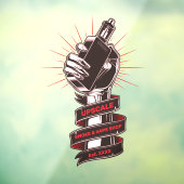 Aangepaste rook- en vapewinkel Kleine Bedrijven Raamsticker (Vel 3)
