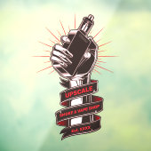 Aangepaste rook- en vapewinkel Kleine onderneming Raamsticker (Vel 3)