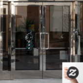 Aangepaste rook- en vapewinkel Kleine onderneming Raamsticker (Kantoordeur)