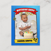 Aangepaste Rookie Trading Kaart, Verjaardag Favori Contactkaartje (Voorkant)