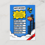 Aangepaste Rookie Trading Kaart, Verjaardag Favori Contactkaartje (Achterkant)