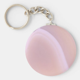 Aangepaste Roos roze kristalfeestvieren Sleutelhanger