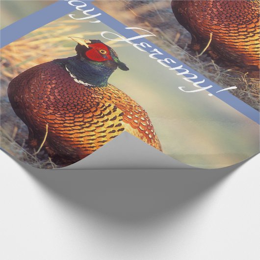 Aangepaste Rooster Fheasant Cadeaupapier (Hoek)