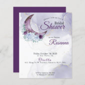 Aangepaste Rosanna-2 Rustic Crescent Moon Paarse (Voorkant / Achterkant)