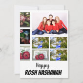 Aangepaste Rosh Hashanah 8 Foto Collage Kaart (Voorkant)
