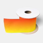 Aangepaste rossig oranje ombre satijnen lint (Spoel)