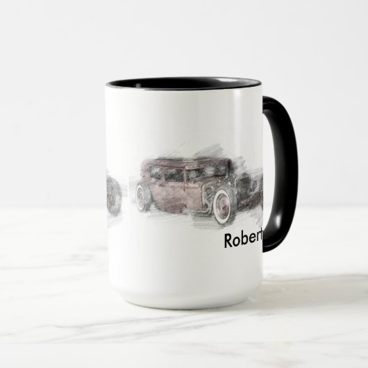 Aangepaste rotatie mok (Voorkant rechts)