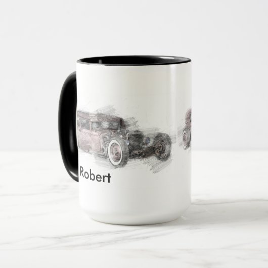 Aangepaste rotatie mok (Voorkant links)