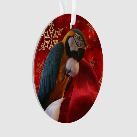 Aangepaste rotfoto's voor- en achterzijde ornament (voorkant)