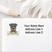 Aangepaste rottweiler etiket (Insitu)