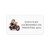 Aangepaste Route 66 Biker Sinterklaas Post