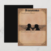 Aangepaste routebeschrijving voor plechtigheid van kaart (Voorkant / Achterkant)