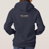 Aangepaste Rowing Lover Rower Crew Locatie Datum N Hoodie (Achterkant)