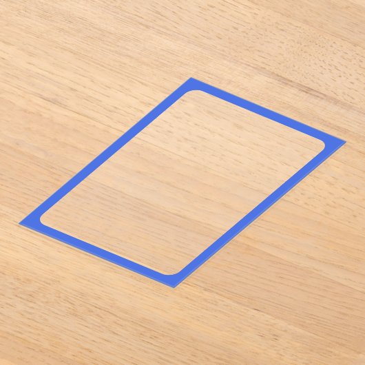 Aangepaste Royal Blue Acryl Lijst Uitnodigen Acryl Uitnodigingen (Laagn)