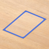 Aangepaste Royal Blue Acryl Lijst Uitnodigen Uitnodigingen (Laagn)