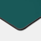 Aangepaste Royal Emerald Desk Mat - Luxe & Elegant (Hoek)