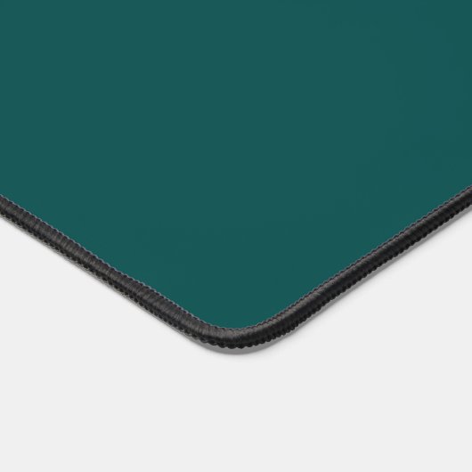 Aangepaste Royal Emerald Desk Mat - Luxe & Elegant (Hoek)