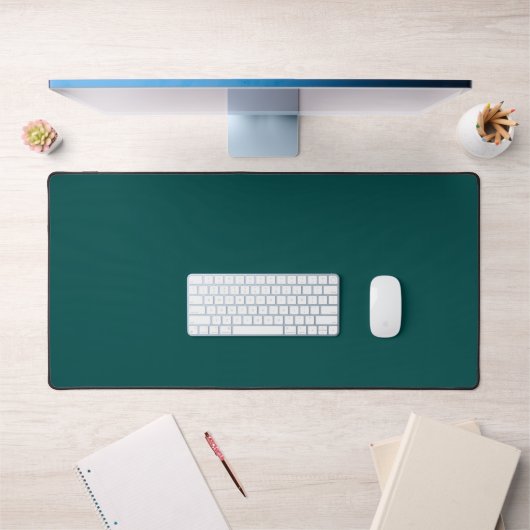 Aangepaste Royal Emerald Desk Mat - Luxe & Elegant (Kantoor 1)