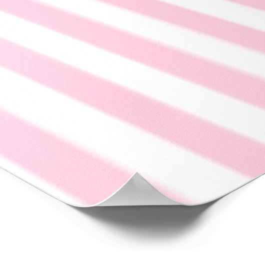 Aangepaste roze Baby shower Poster (Hoek)