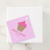 Aangepaste roze bakkerij cupakes Labels (In situ)