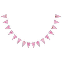 Aangepaste roze Ballerina Birthday Banner