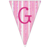 Aangepaste roze Ballerina Birthday Banner (Tweede vlag)