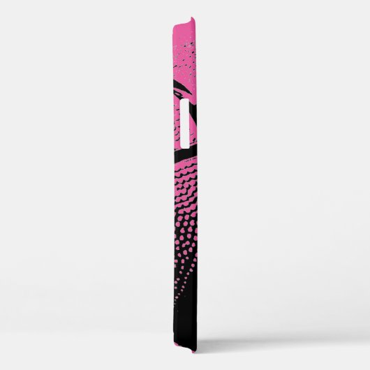 Aangepaste roze basketbal-truc nummer iPhone-draag Case-Mate iPhone Case (Achterkant / Rechts)