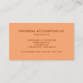 Aangepaste Roze Beige Bruin Esthetische Profession Visitekaartje (Achterkant)