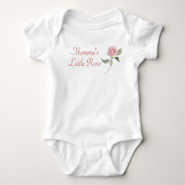 Aangepaste Roze Bloemen Gelukkige Moederdag Romper