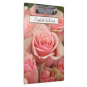 Aangepaste roze bloemen klembord (Rechts)