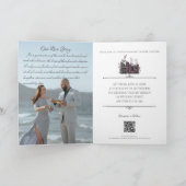 Aangepaste Roze Boek - Thema bruiloft uitnodiging (Binnen)