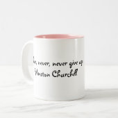 Aangepaste roze boom van de Mok van de Borstkanker (Voorkant links)