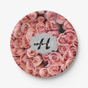 Aangepaste roze Borden Papieren Bordje