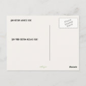 Aangepaste roze Briefkaarten kalm houden en stemme (Achterkant)