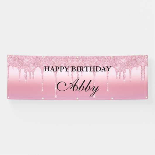 Aangepaste roze driftobanner spandoek (Horizontaal)