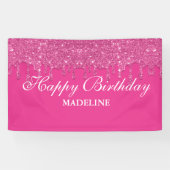 Aangepaste roze driftobanner spandoek (Horizontaal)