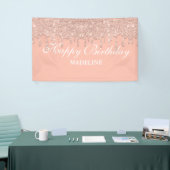 Aangepaste roze driftobanner spandoek (Beurs)