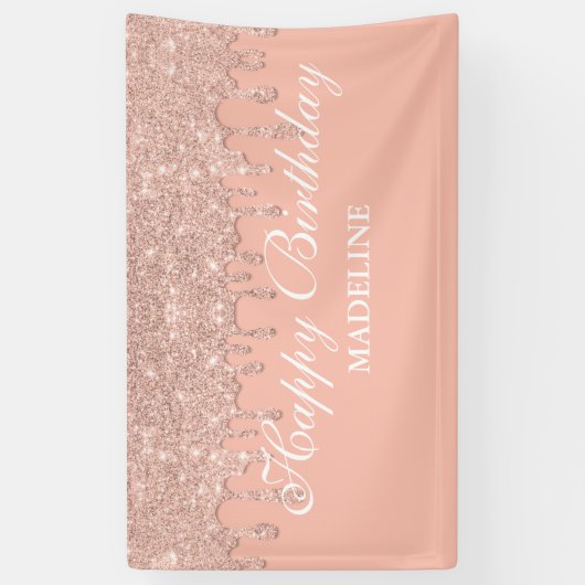 Aangepaste roze driftobanner spandoek (Verticaal)