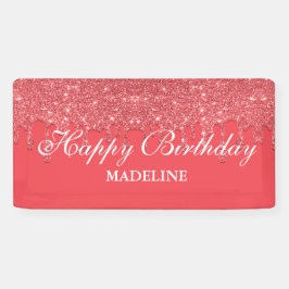 Aangepaste roze driftobanner spandoek