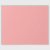 Aangepaste roze, elegante Mode kleur Cadeaupapier (Vlak)