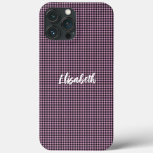 Aangepaste roze en blauwe stip in een telefooncel Case-Mate iPhone case