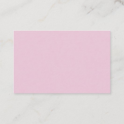 Aangepaste roze en goudWaterverf  Visitekaartje (Achterkant)