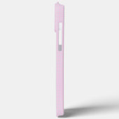 Aangepaste roze en witte stip in een telefooncel Case-Mate iPhone case (Achterkant / Links)