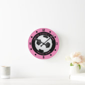 Aangepaste roze en zwarte-meisjesspeler R Ronde Klok (Huis)