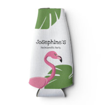 Aangepaste Roze Flamingo Bestemming Bachelorette-f